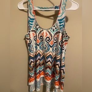 Patterned Tank Top